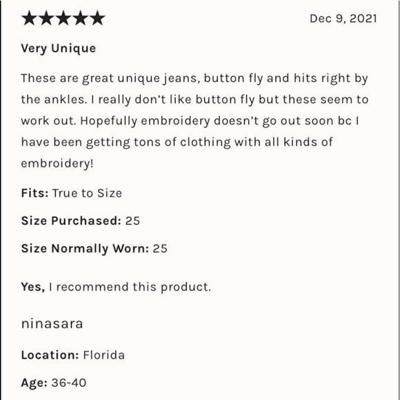 WE THE FREE BREN EMBROIDERED BOYFRIEND JEANS NEW NWT - Picture 15 of 16